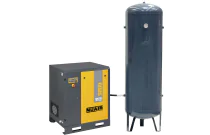 SIRIO 11/10/500V - Compresseur à vis 11 kW 10 bar et réservoir 500 litres