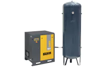 SIRIO 15/8/500V - Compresseur à vis 15 kW 8 bar avec réservoir 500 litres