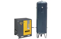 SIRIO 15/10/500V - Compresseur à vis 15 kW 10 bar avec réservoir 500 litres