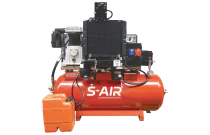 Compresseur thermique THUNDER 200D moteur Diesel 16CV avec génératrice 10 kVA.