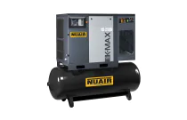 K-MAX15/10/500/ES - Compresseur à vis 15 kW 10 bar sur cuve 500 L avec sécheur