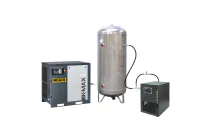 K-MAX 11/13/500VG/ES - Pack compresseur à vis 11 kW 13 bar cuve 500 L sécheur