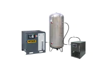 K-MAX 7.5/13/500VG/ES - Pack compresseur à vis 7,5 kW 13 bar cuve 500 L sécheur