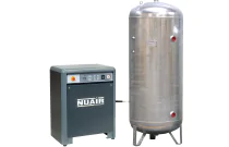 SILENT K50/10SD/500VG - Compresseur à piston insonorisé 10 CV cuve galva 500 L